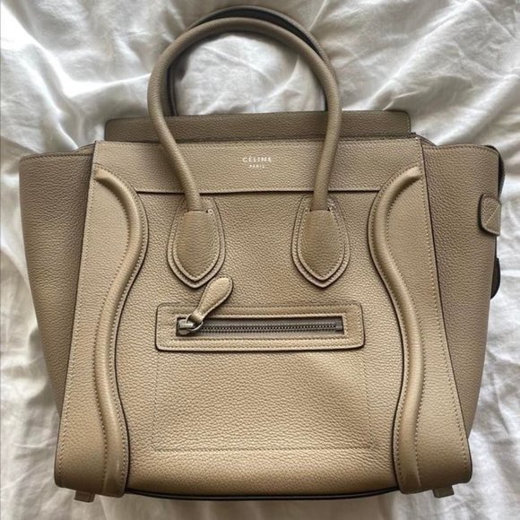 CELINE Authentic Micro Luggage in Dune - Picture 1 of 6